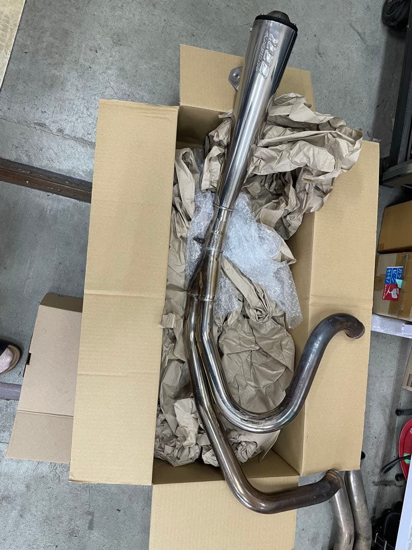 ハーレースポーツスター　リジスポSUPER TRAPPステンレスマフラー