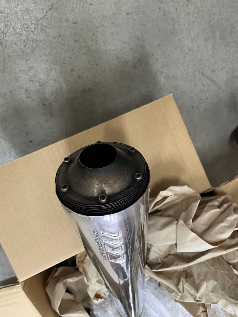 ハーレースポーツスター　リジスポSUPER TRAPPステンレスマフラー