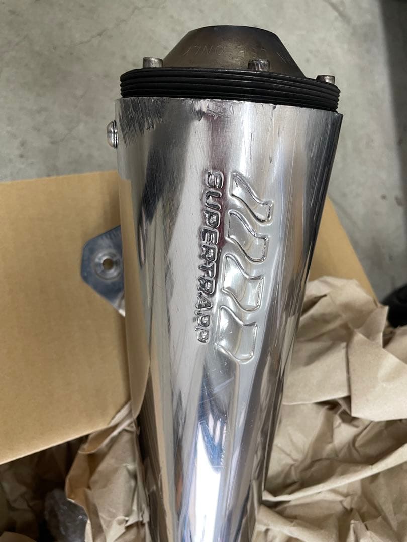 ハーレースポーツスター　リジスポSUPER TRAPPステンレスマフラー