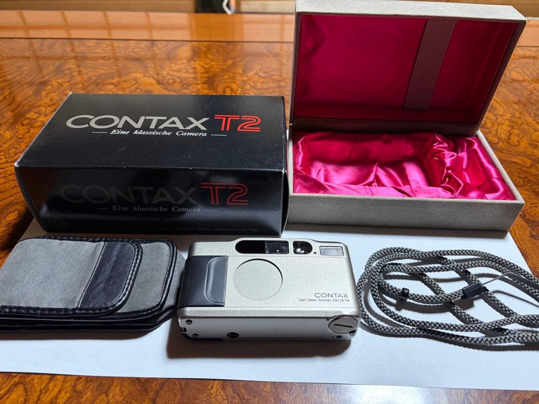 CONTAX T2 フィルムカメラ シルバー