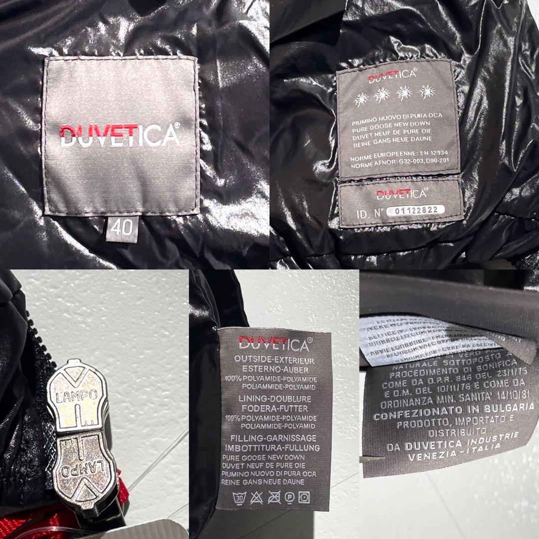 新品未使用☆デュベティカ ダウンベスト ラクーンファー 艶 40 y2k