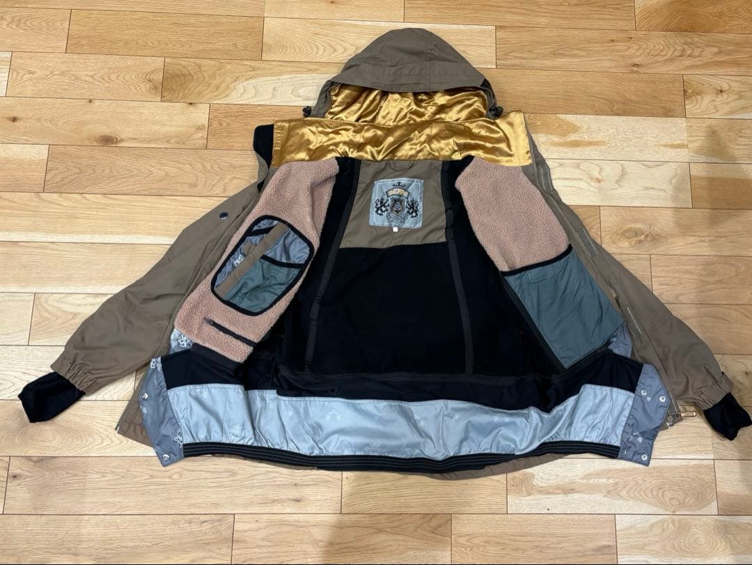 セール中‼️スノーボードウェアセット☆レディースL カーキ　スノボ　スキー☆