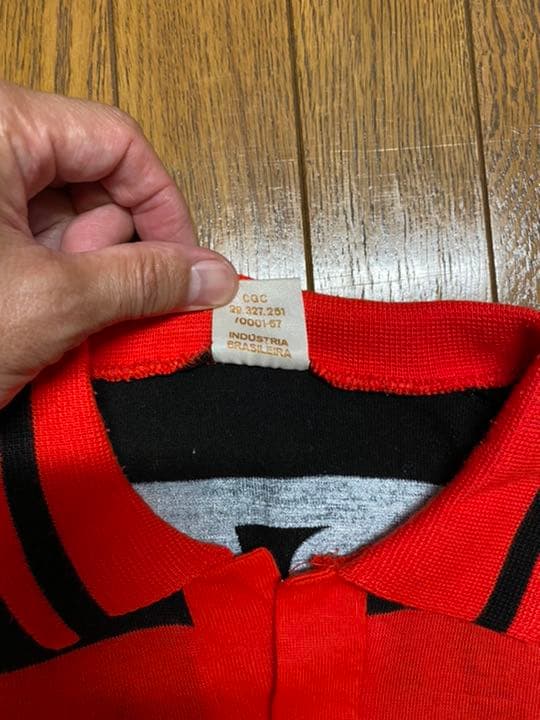 フラメンゴ　ユニフォーム　80年代　ジーコ　vintage