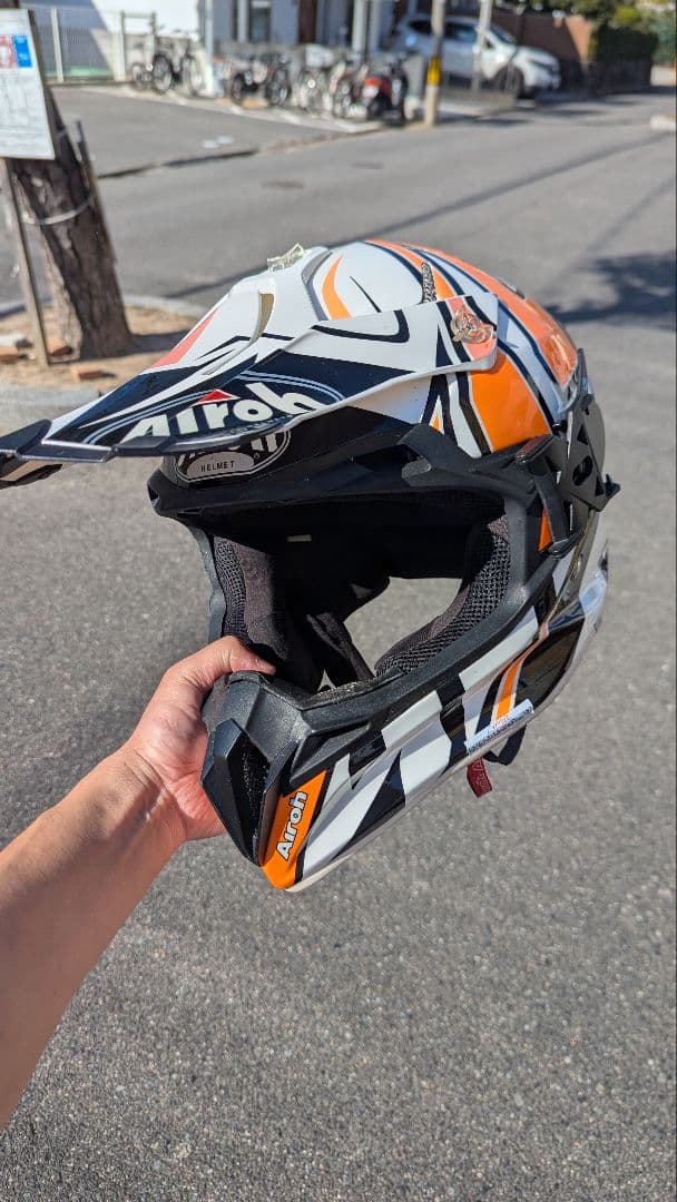 Airoh Terminator XL 100% Armega 交換レンズ付