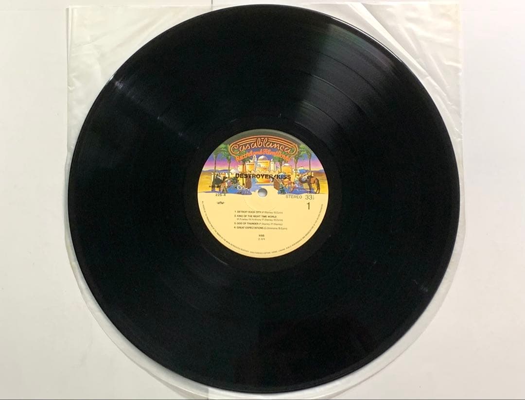 LP 2枚セット☆KISS キッス:地獄の軍団/地獄のロック・ファイアー 帯付♪