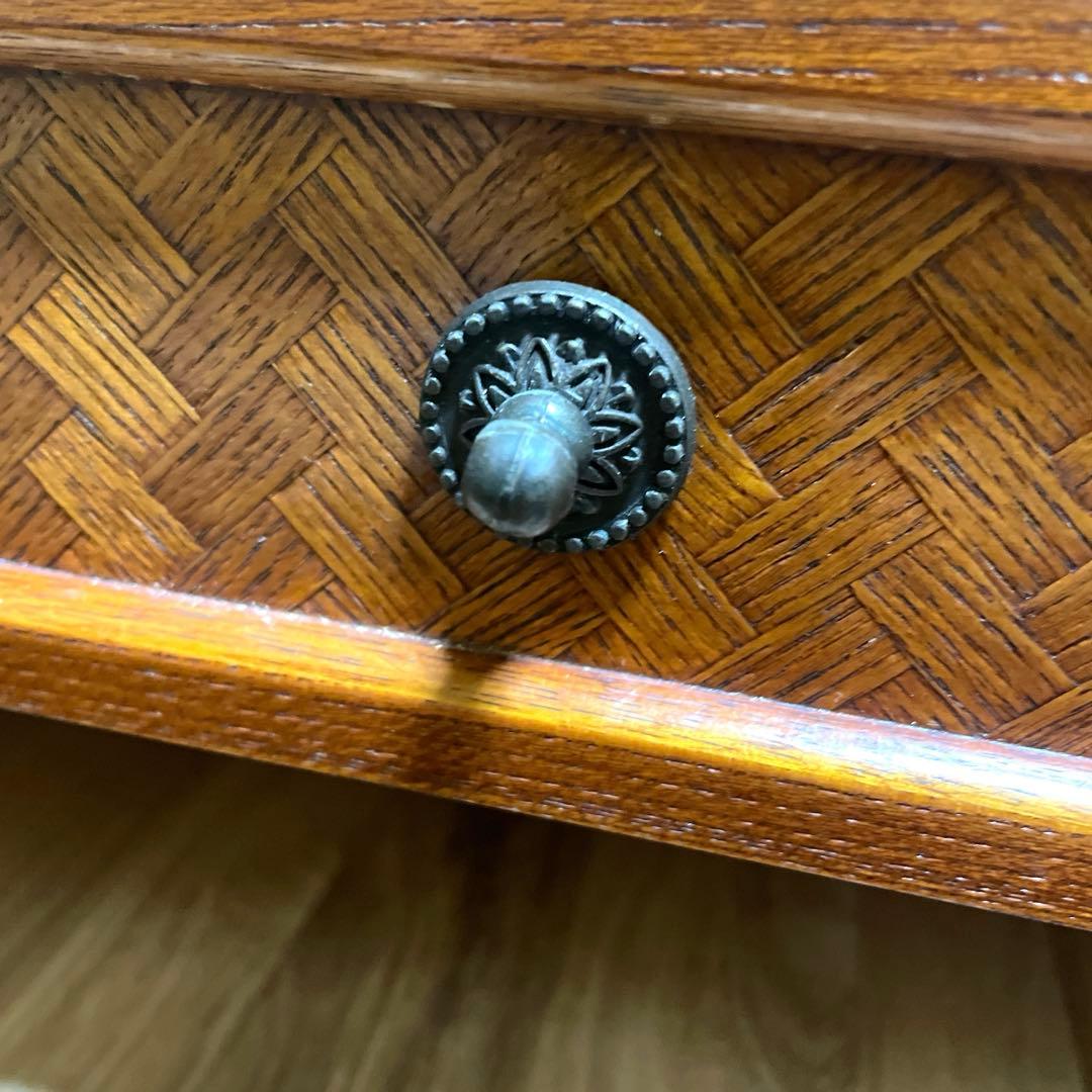 高級木製 4段 チェスト アンティーク インテリア 和家具 昭和レトロ