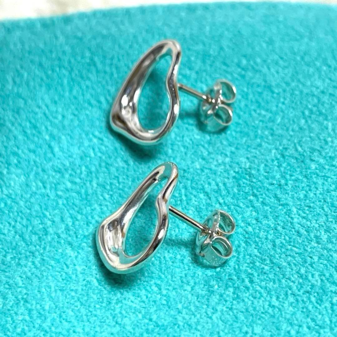 TIFFANY&Co.ティファニー　オープンハートピアス　925 箱ポーチセット