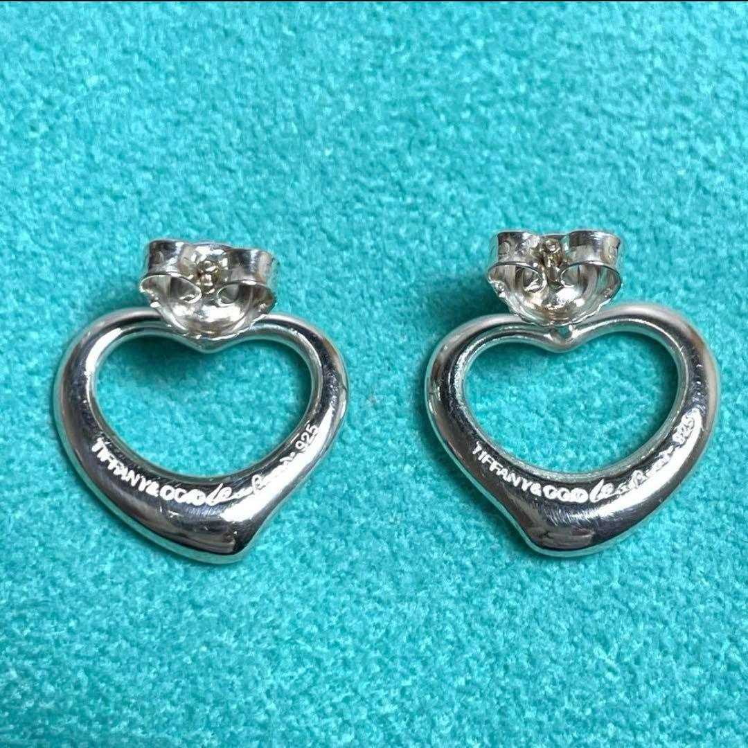 TIFFANY&Co.ティファニー　オープンハートピアス　925 箱ポーチセット