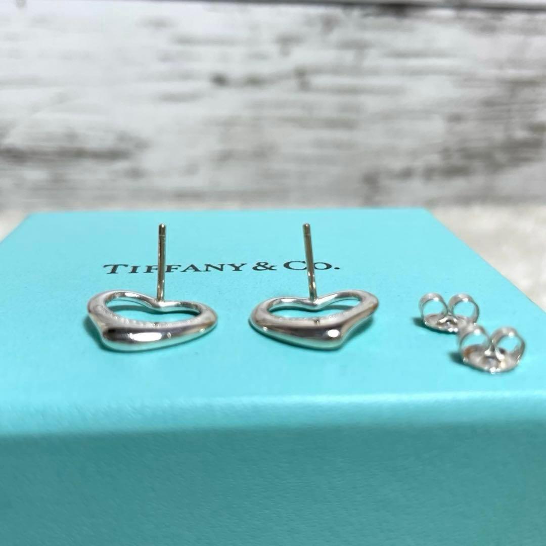 TIFFANY&Co.ティファニー　オープンハートピアス　925 箱ポーチセット