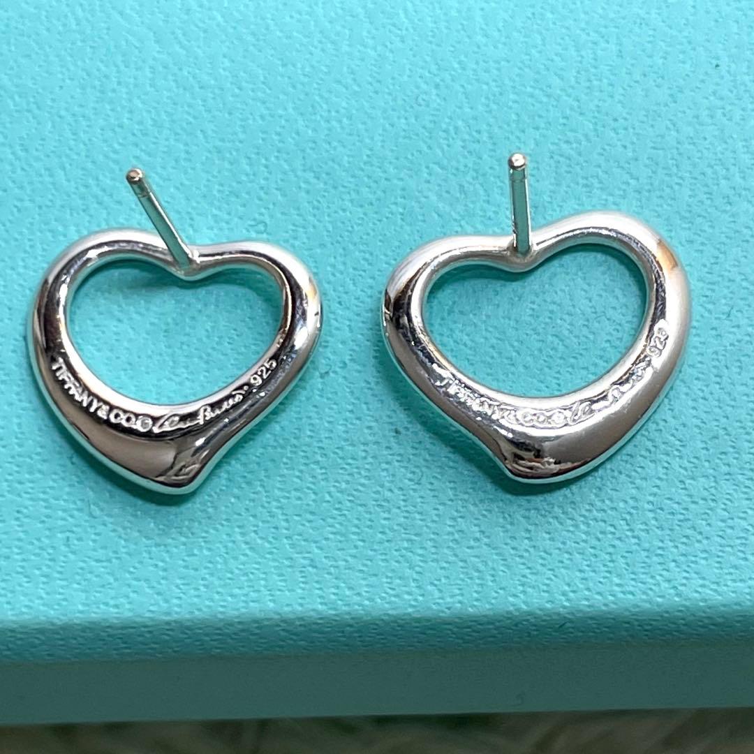 TIFFANY&Co.ティファニー　オープンハートピアス　925 箱ポーチセット