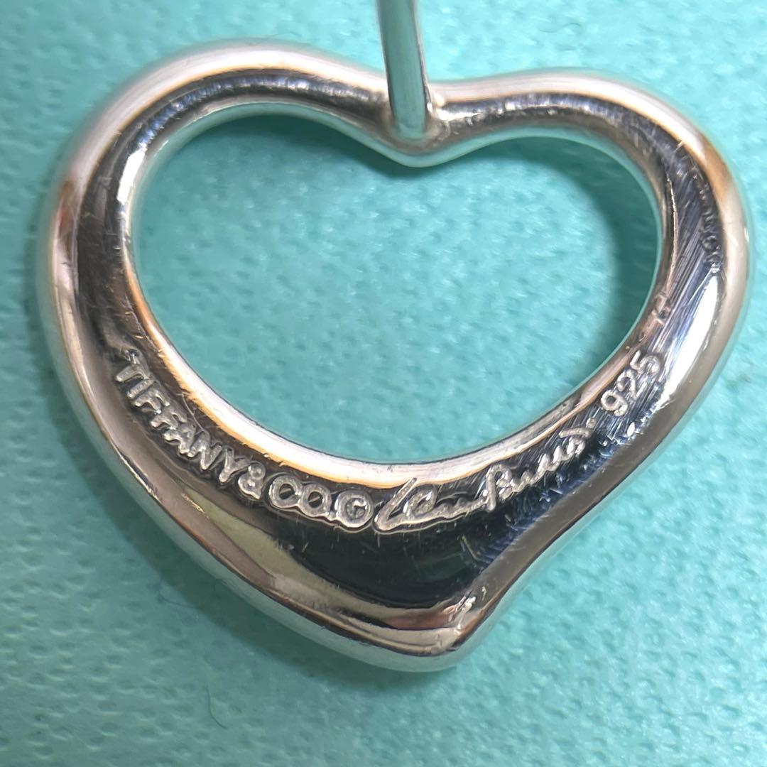 TIFFANY&Co.ティファニー　オープンハートピアス　925 箱ポーチセット