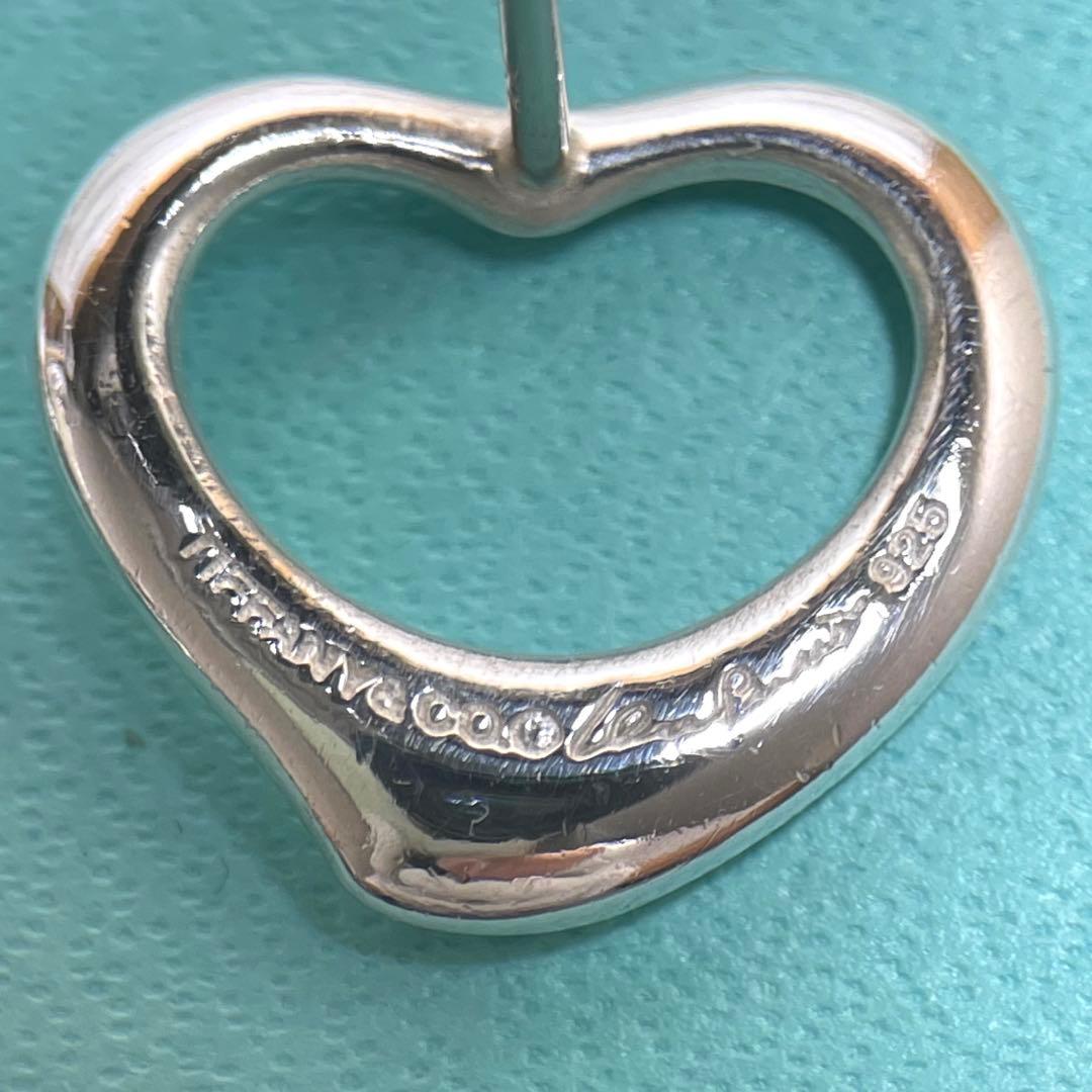 TIFFANY&Co.ティファニー　オープンハートピアス　925 箱ポーチセット