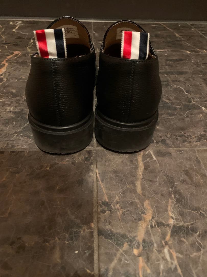 Thom Browne ペブルグレインペニーローファー 黒 US6 25cm