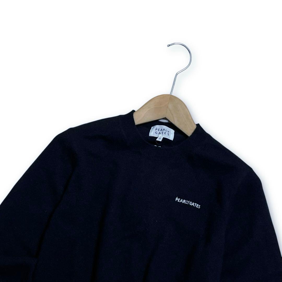 新品 パーリーゲイツ カシミヤ100% クルーネックセーター ニット