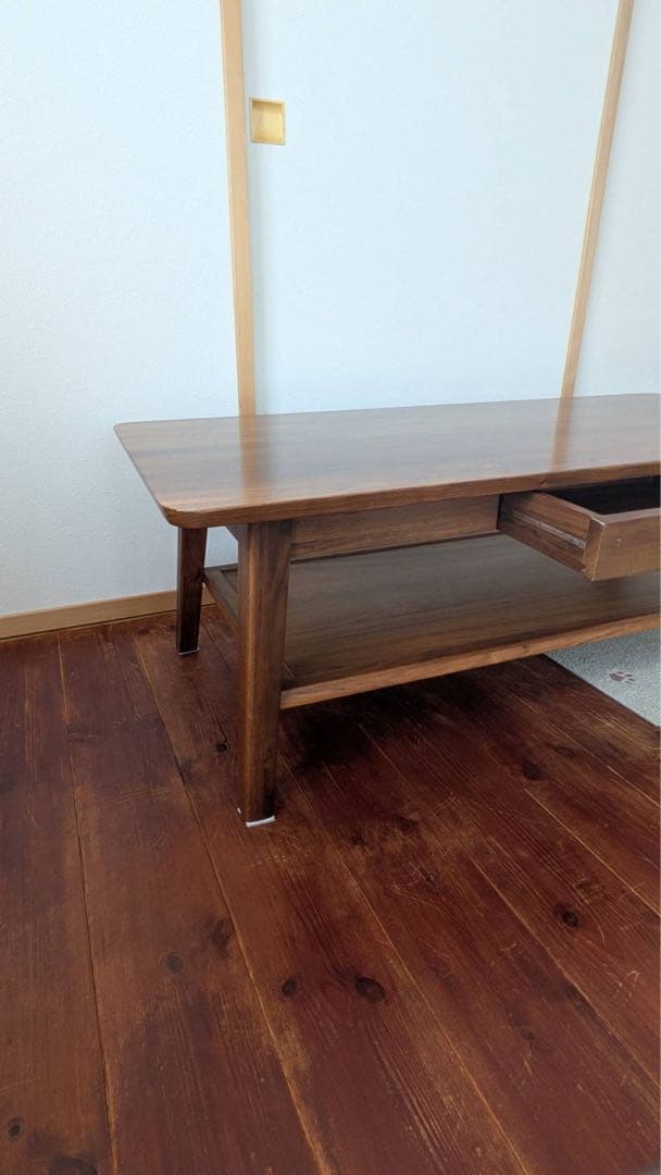 【みしり】ウォールナット　センターテーブル