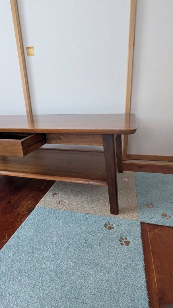 【みしり】ウォールナット　センターテーブル