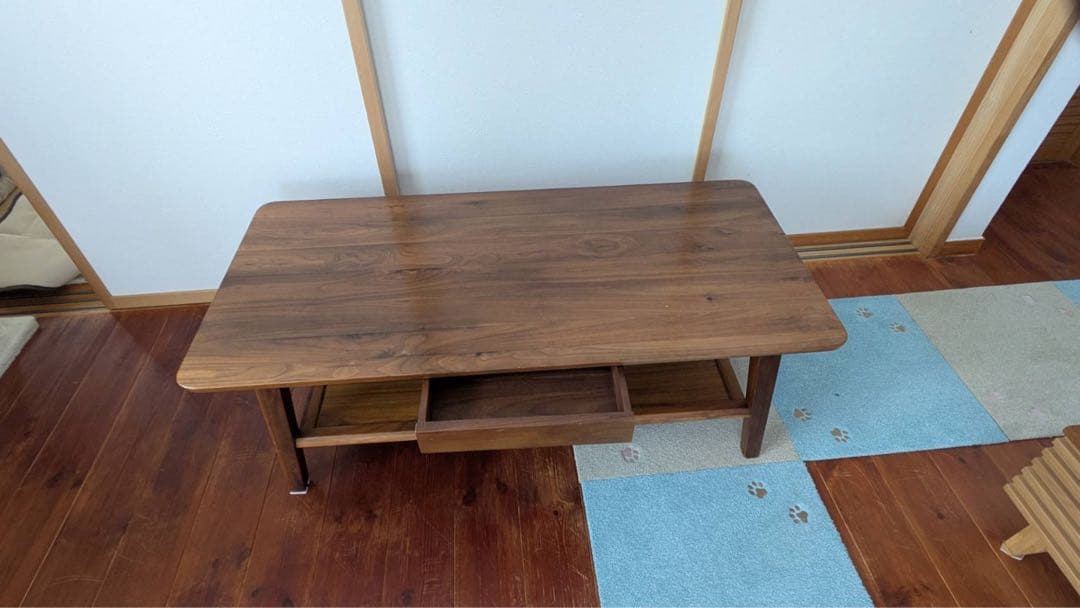 【みしり】ウォールナット　センターテーブル