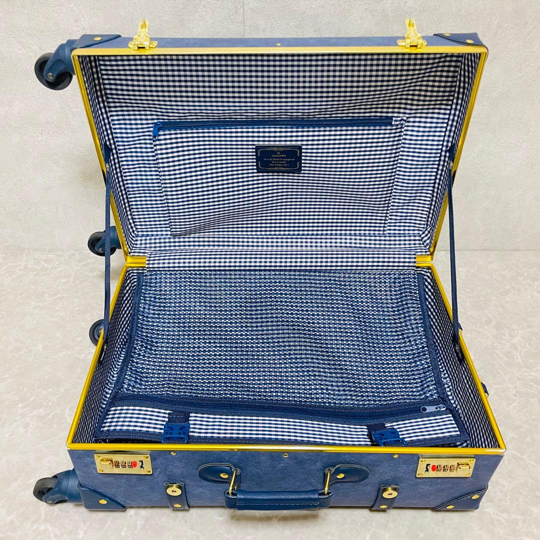 ほぼ未使用 &chouette アンドシュエット キャリーケース スーツケース