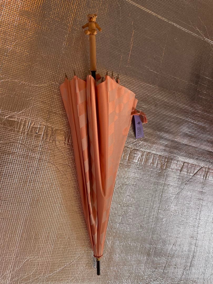 空港限定福井洋傘イイダ傘　高級傘くま　テディベア　限定傘　レア　ダッフィ