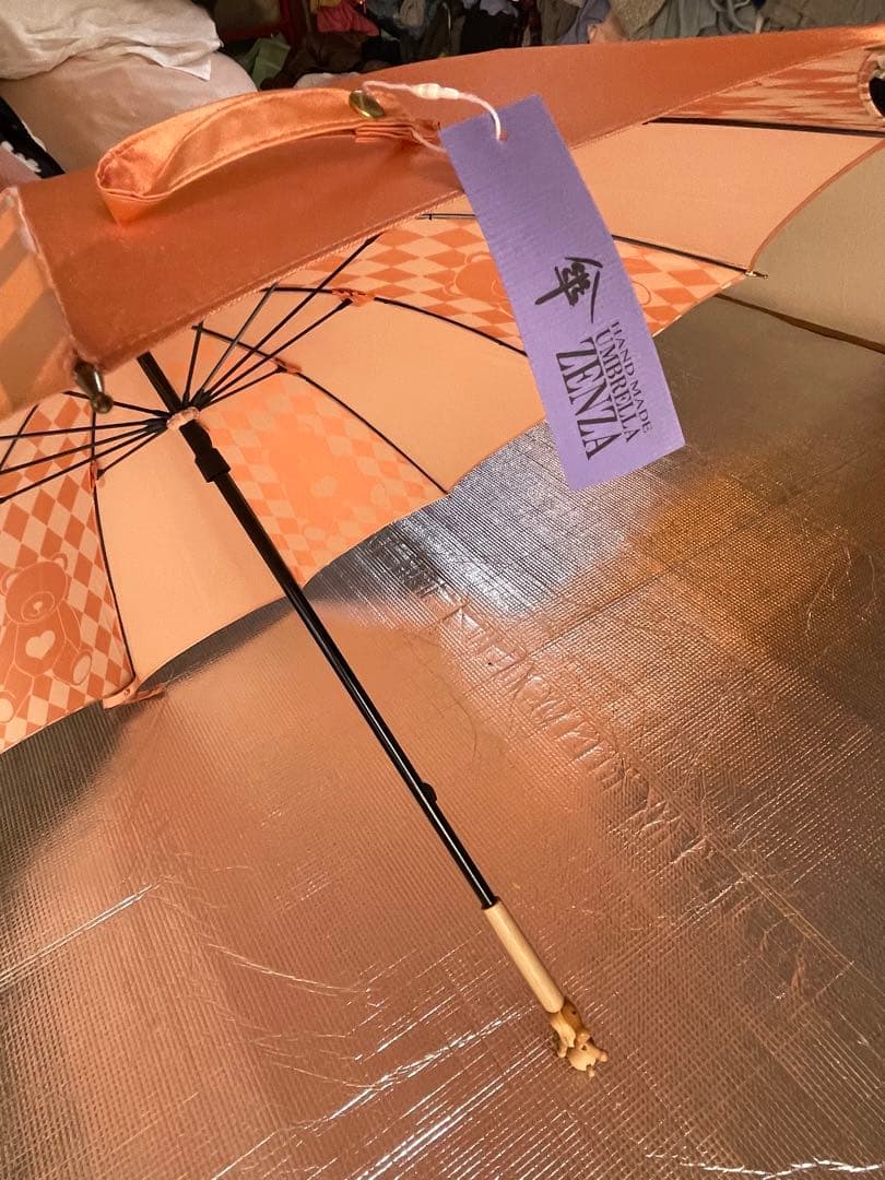 空港限定福井洋傘イイダ傘　高級傘くま　テディベア　限定傘　レア　ダッフィ
