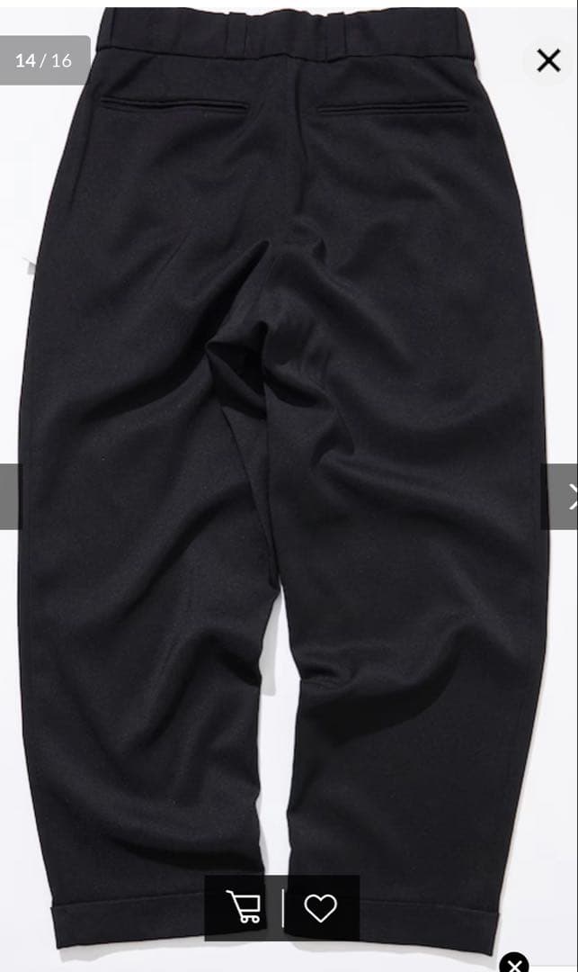 CAHLUMN Polyester 1 Tuck Slacks Pant 新品