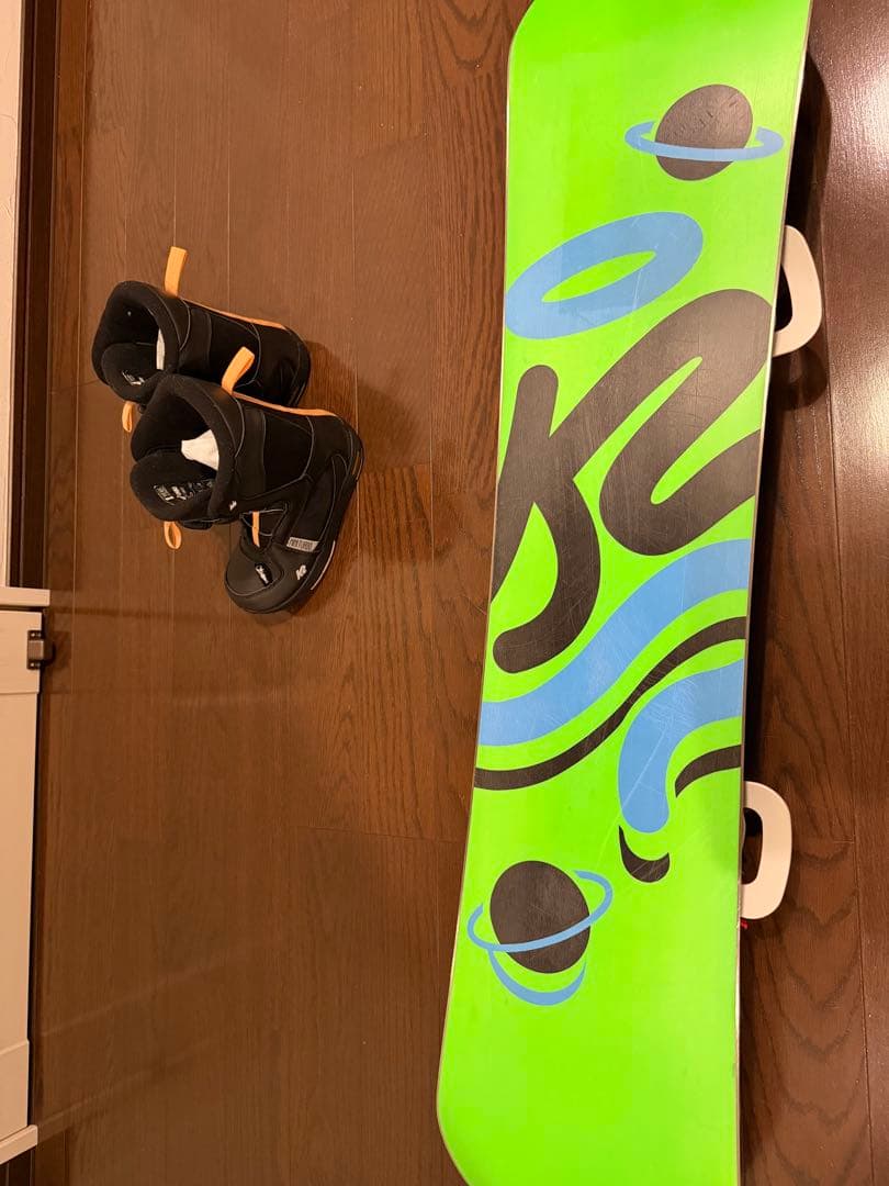 スノーボードセット K2 ジュニア　120センチ　ビンディング、ブーツ3点セット