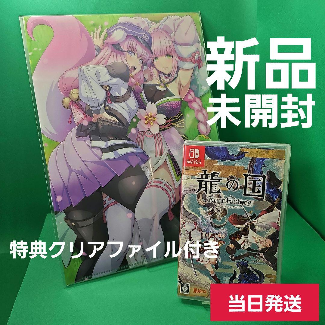 【新品未開封】龍の国 ルーンファクトリー 数量限定特典クリアファイル付き