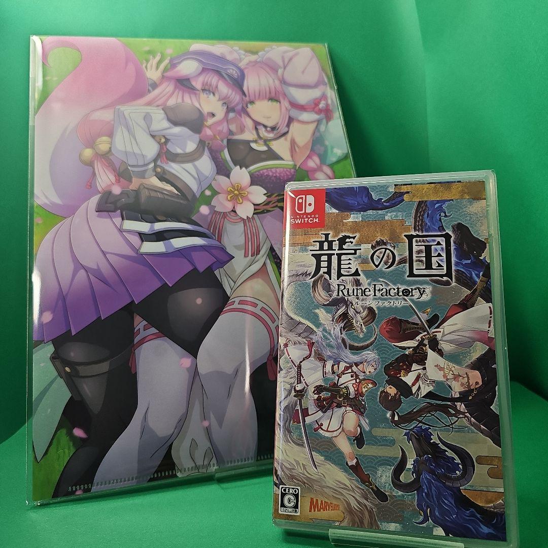 【新品未開封】龍の国 ルーンファクトリー 数量限定特典クリアファイル付き