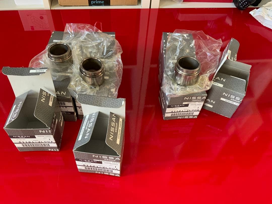 z34 アケボノビックキャリパー用　ピストンセット　フロント　リア　中古