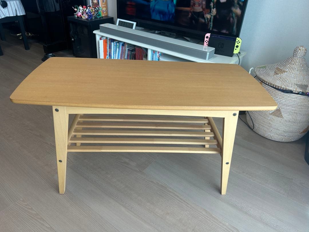 カリモク60 リビングテーブル　ピュアビーチ　直接のお引き取り大歓迎 横浜市より