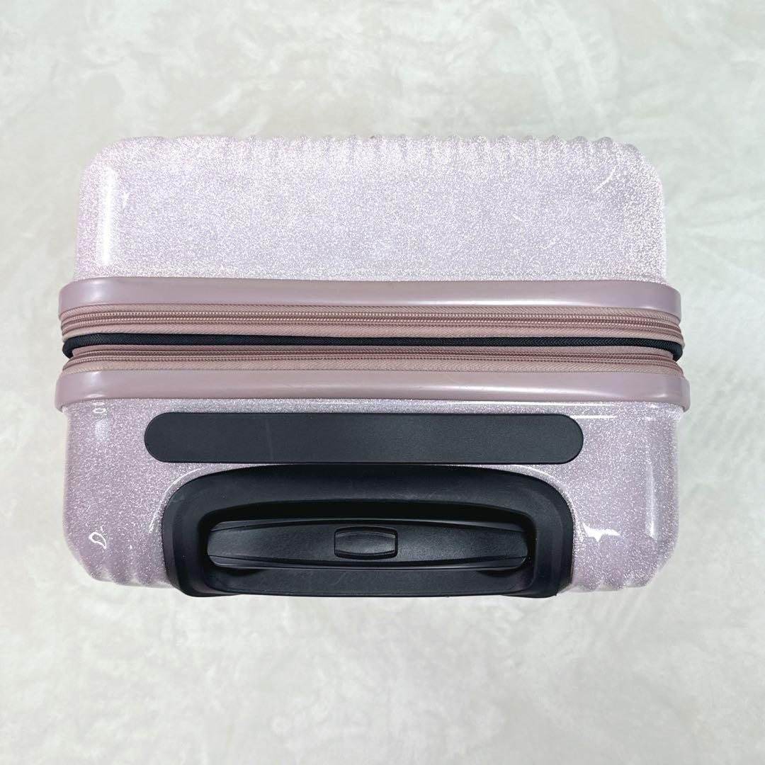 限定品✨ ACE　拡張タイプ　ピンクラメ　4輪　機内持込　TSAロック　キャリー