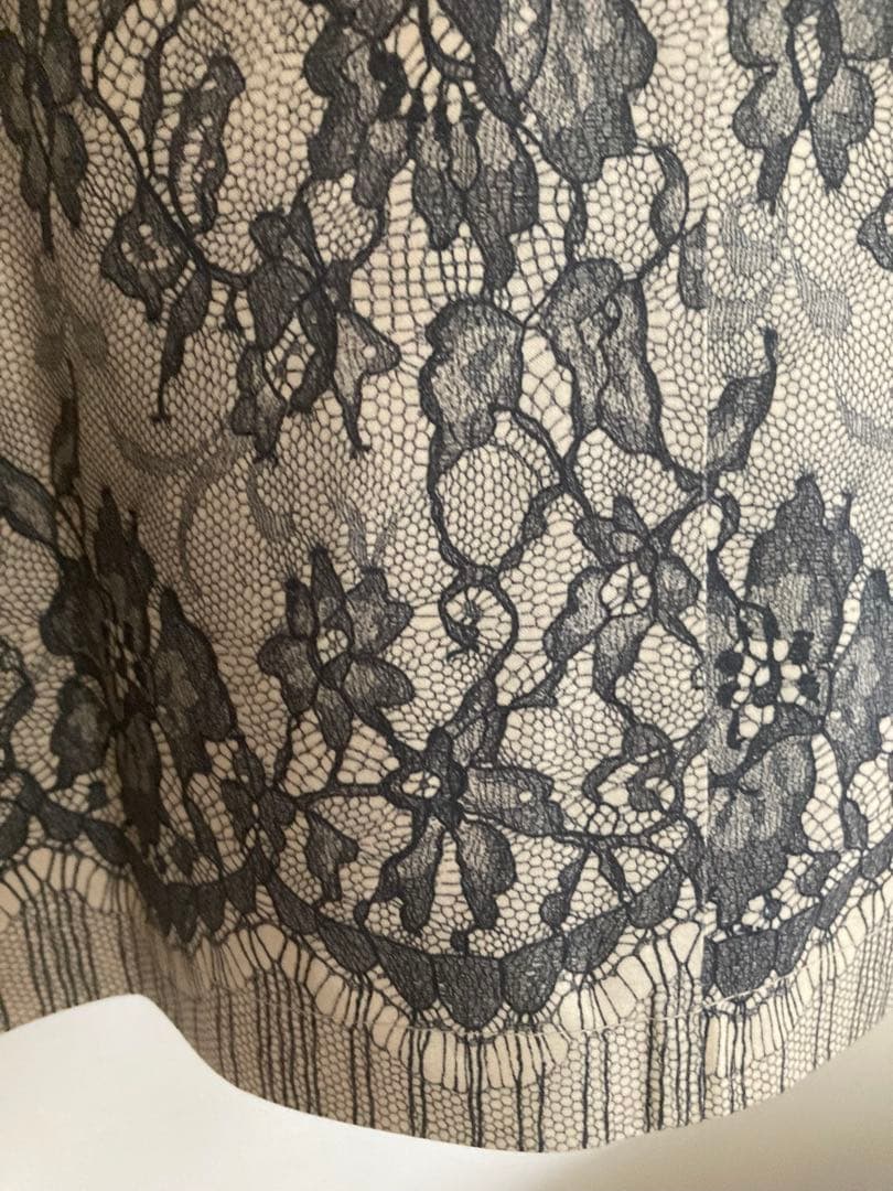 MACKINTOSHマッキントッシュ　ゴム引き　レースプリント　ベージュ　コート