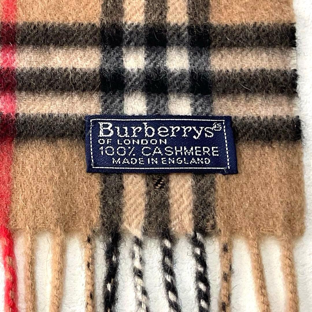 ❤︎❤︎❤︎ バーバリー　マフラー　ノバチェック　カシミア100% 英国製