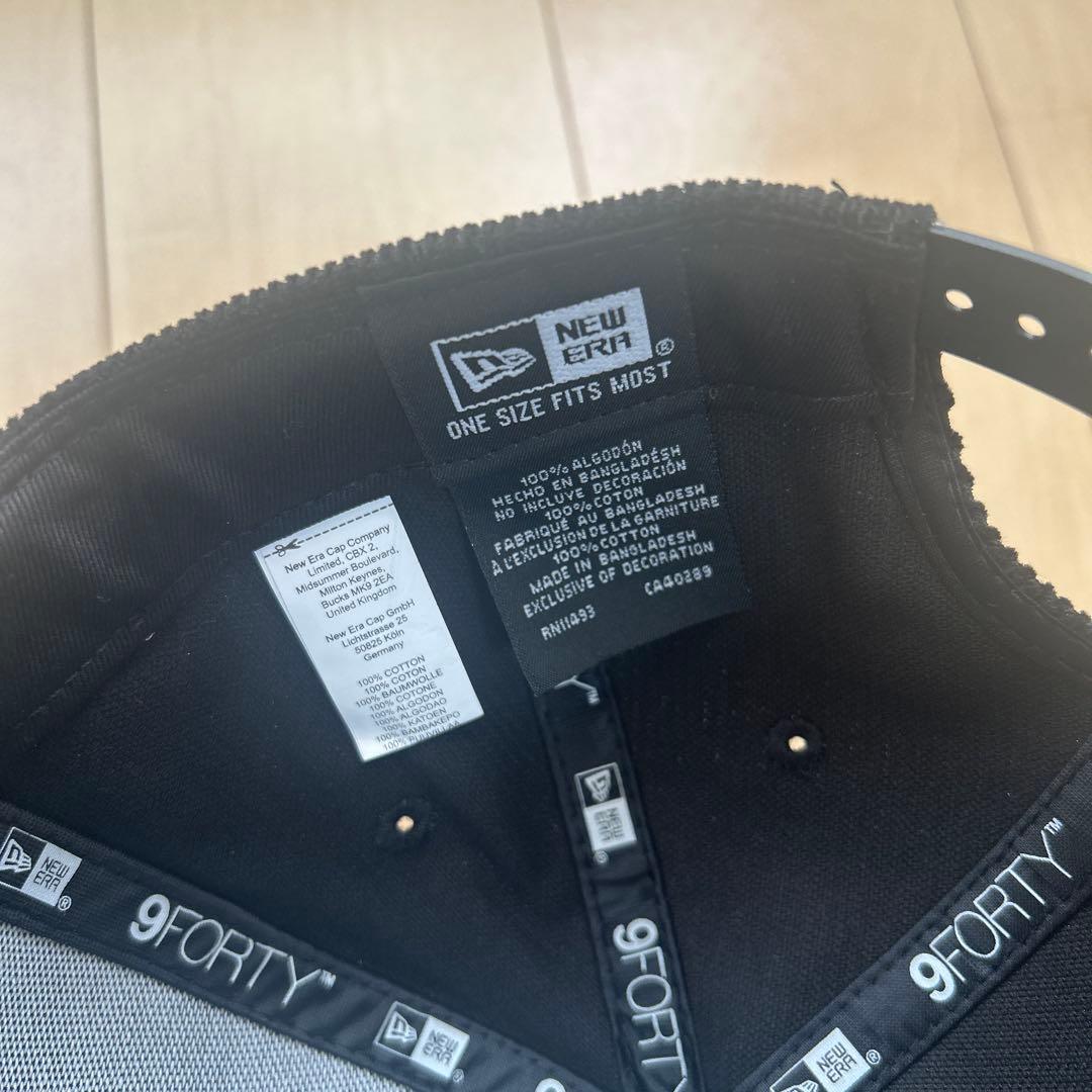 【激レア】NEWERA ニューヨークメッツA-frame 黒 コーデュロイ