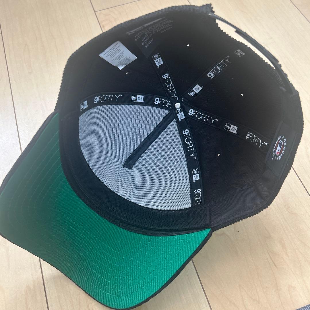 【激レア】NEWERA ニューヨークメッツA-frame 黒 コーデュロイ