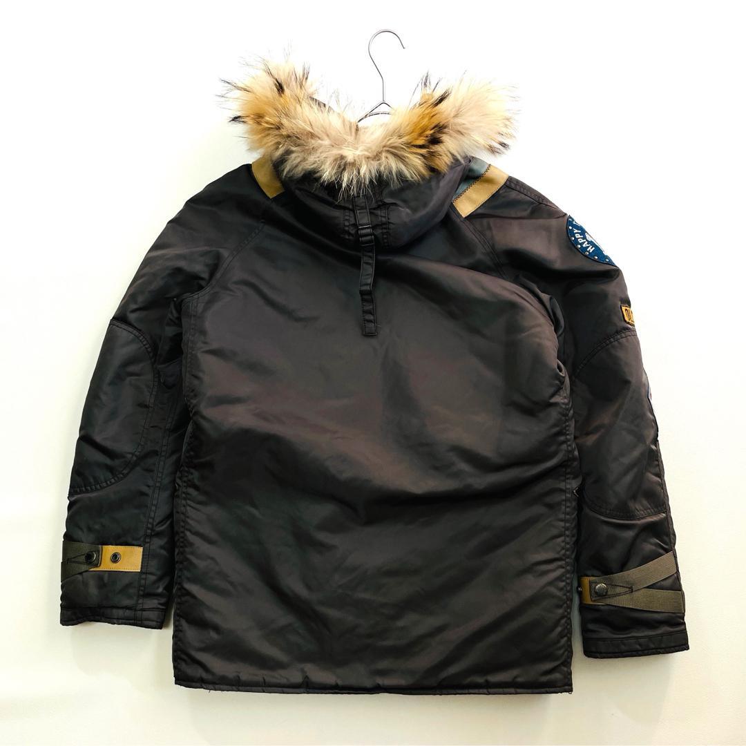 6612 アヴィレックス　フライトジャケット　N-3B ワッペン　カーキ