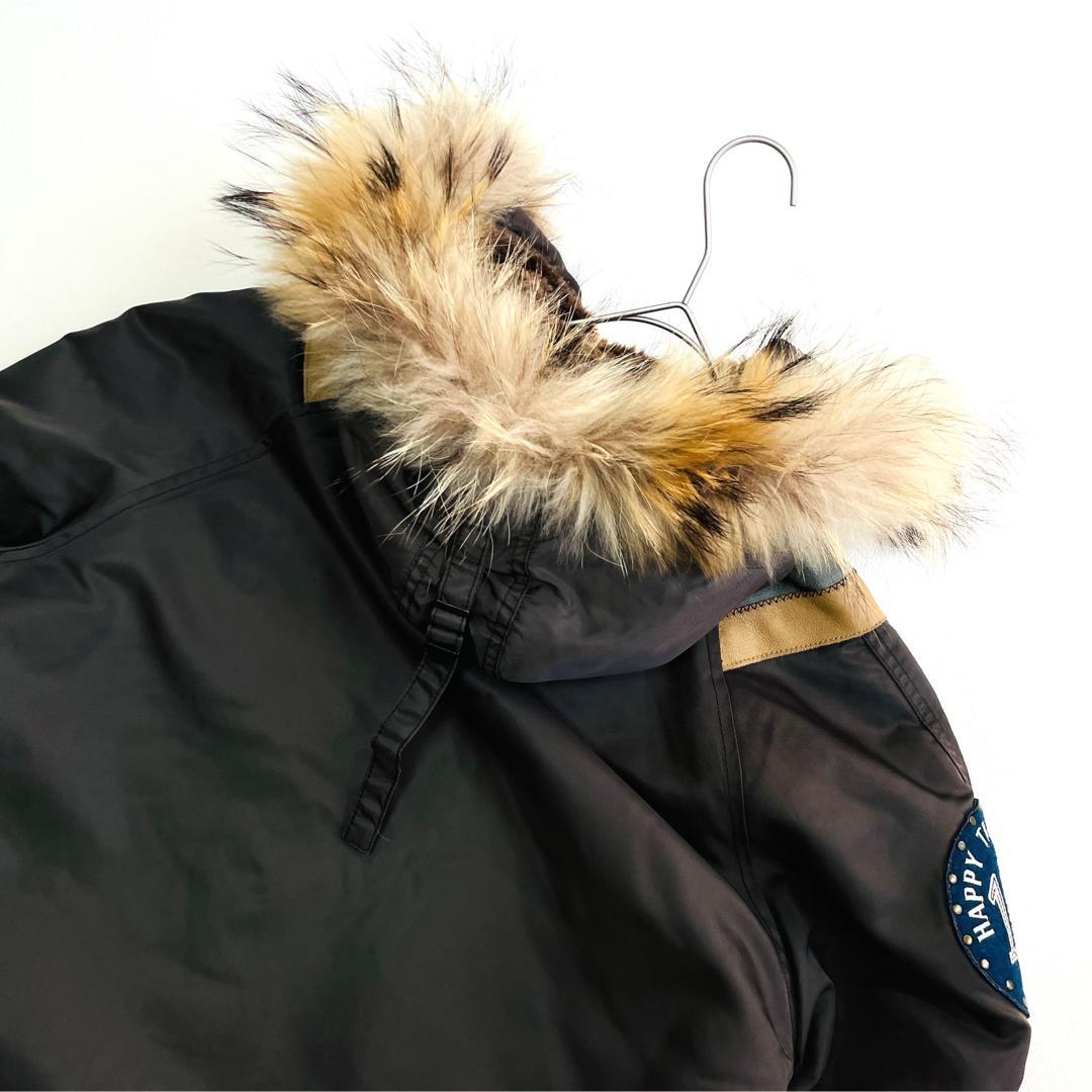 6612 アヴィレックス　フライトジャケット　N-3B ワッペン　カーキ