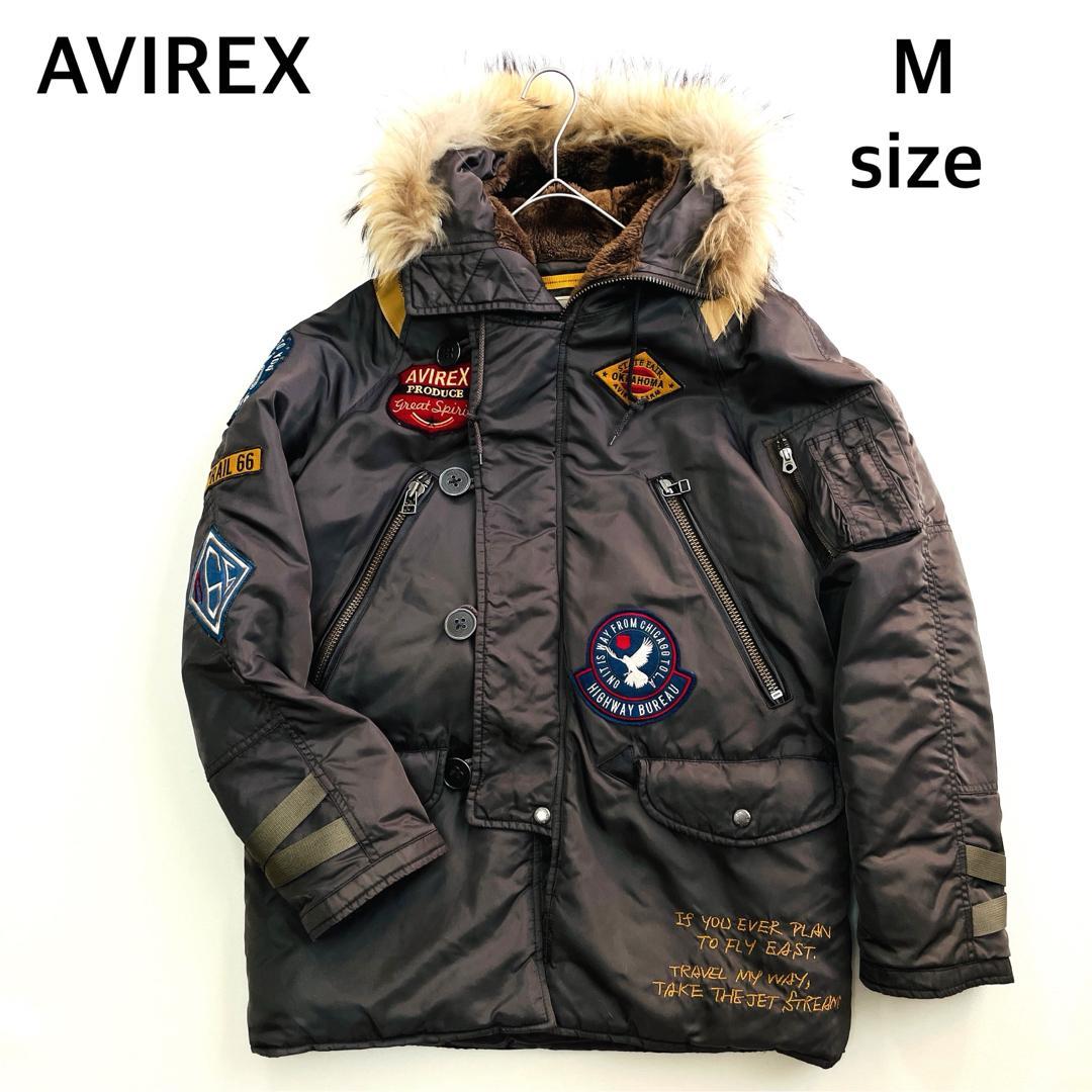 6612 アヴィレックス　フライトジャケット　N-3B ワッペン　カーキ