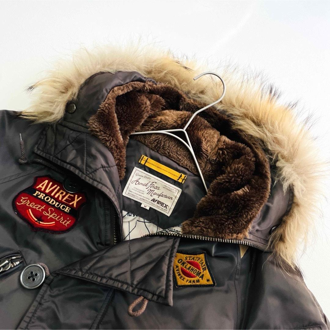 6612 アヴィレックス　フライトジャケット　N-3B ワッペン　カーキ