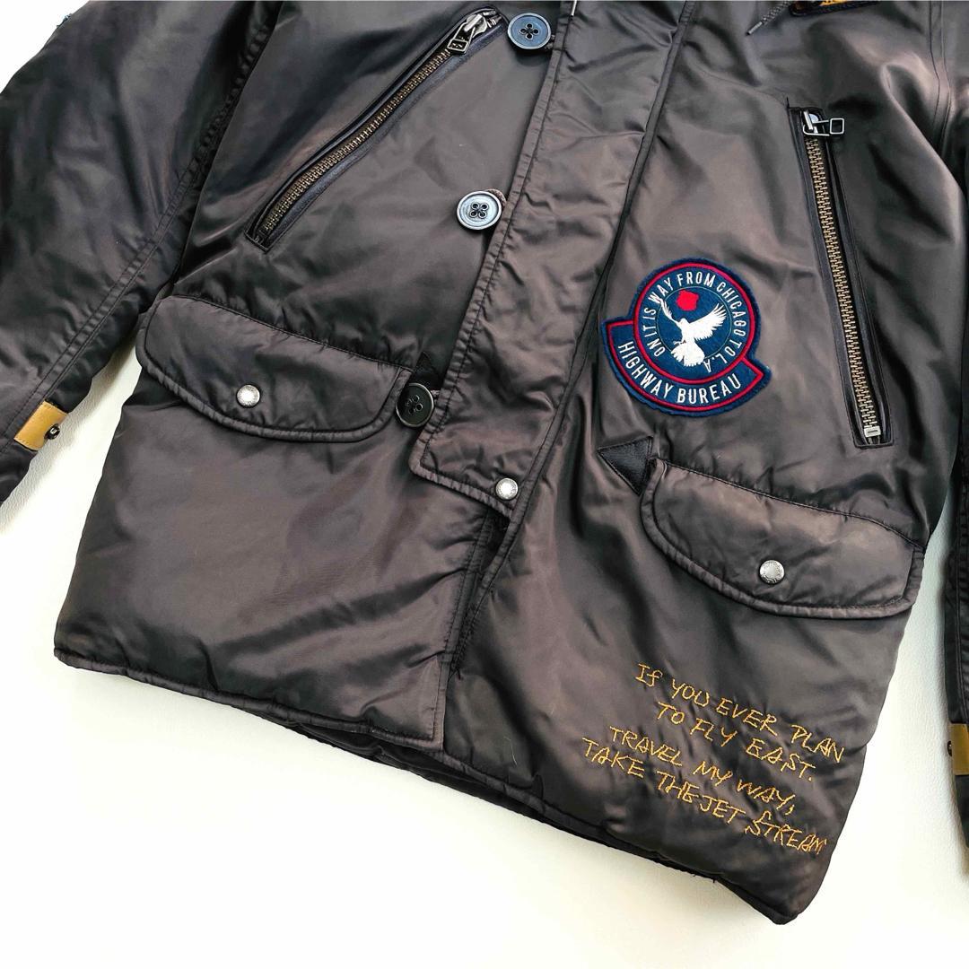 6612 アヴィレックス　フライトジャケット　N-3B ワッペン　カーキ