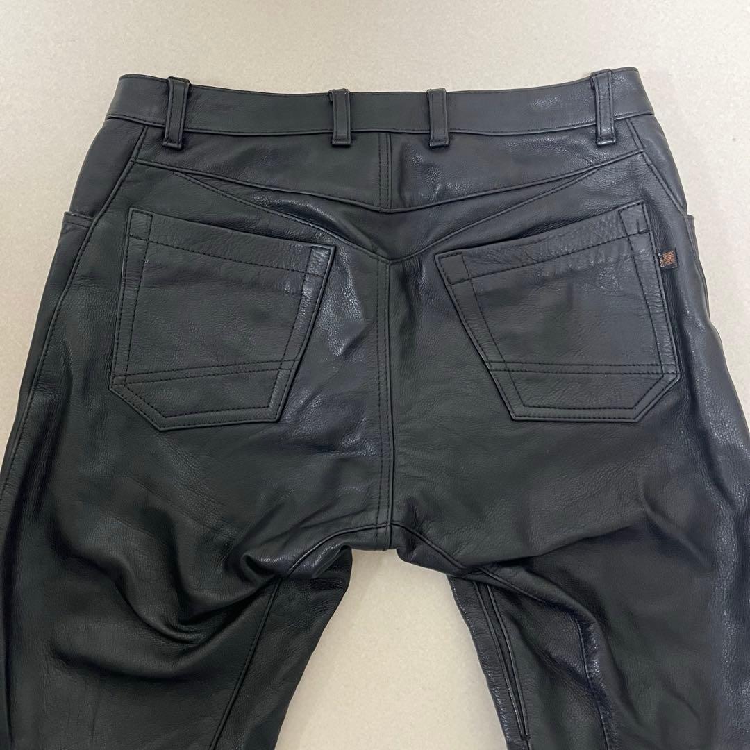 HYOD レザーパンツ D30 メッシュ Lサイズ バイク 牛革