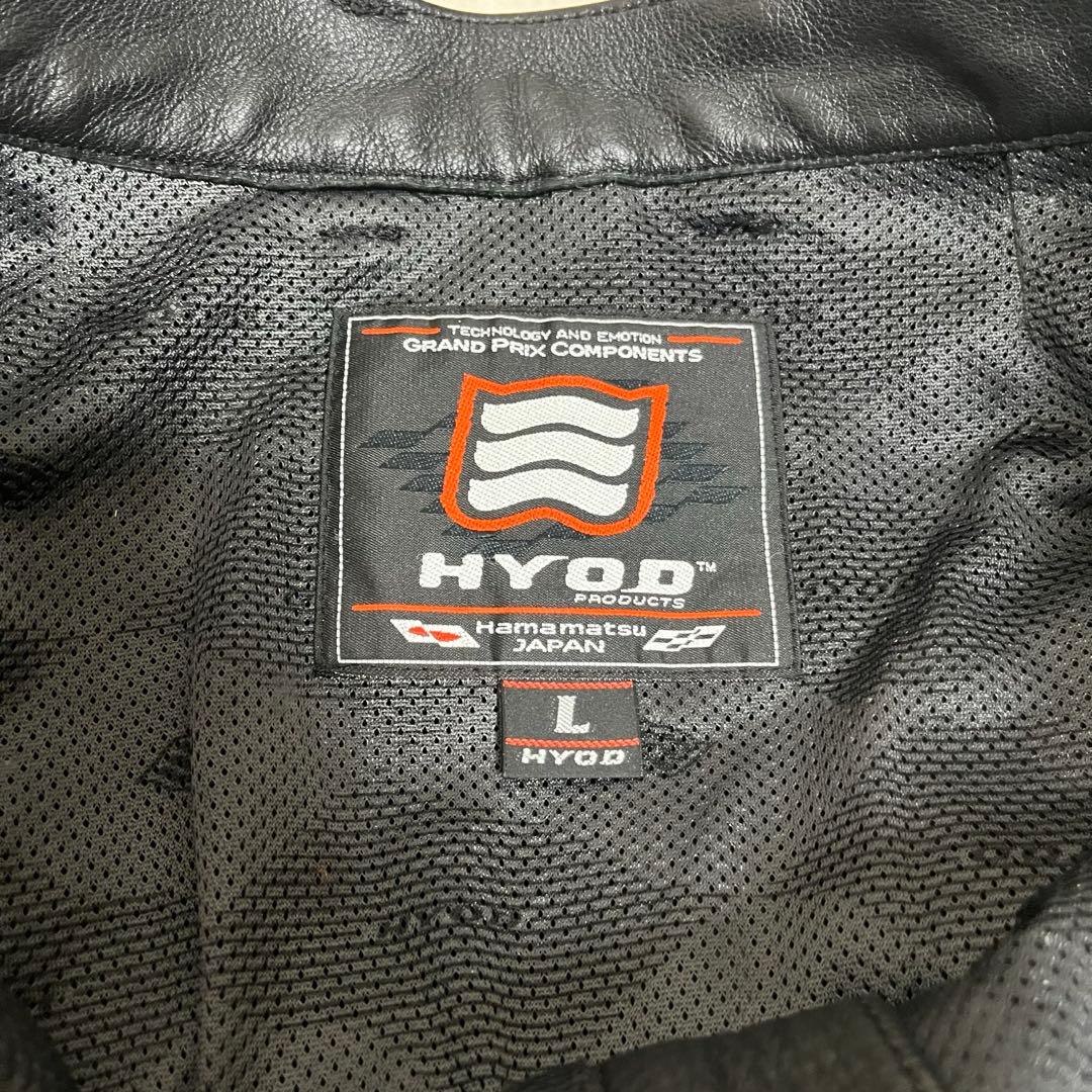 HYOD レザーパンツ D30 メッシュ Lサイズ バイク 牛革