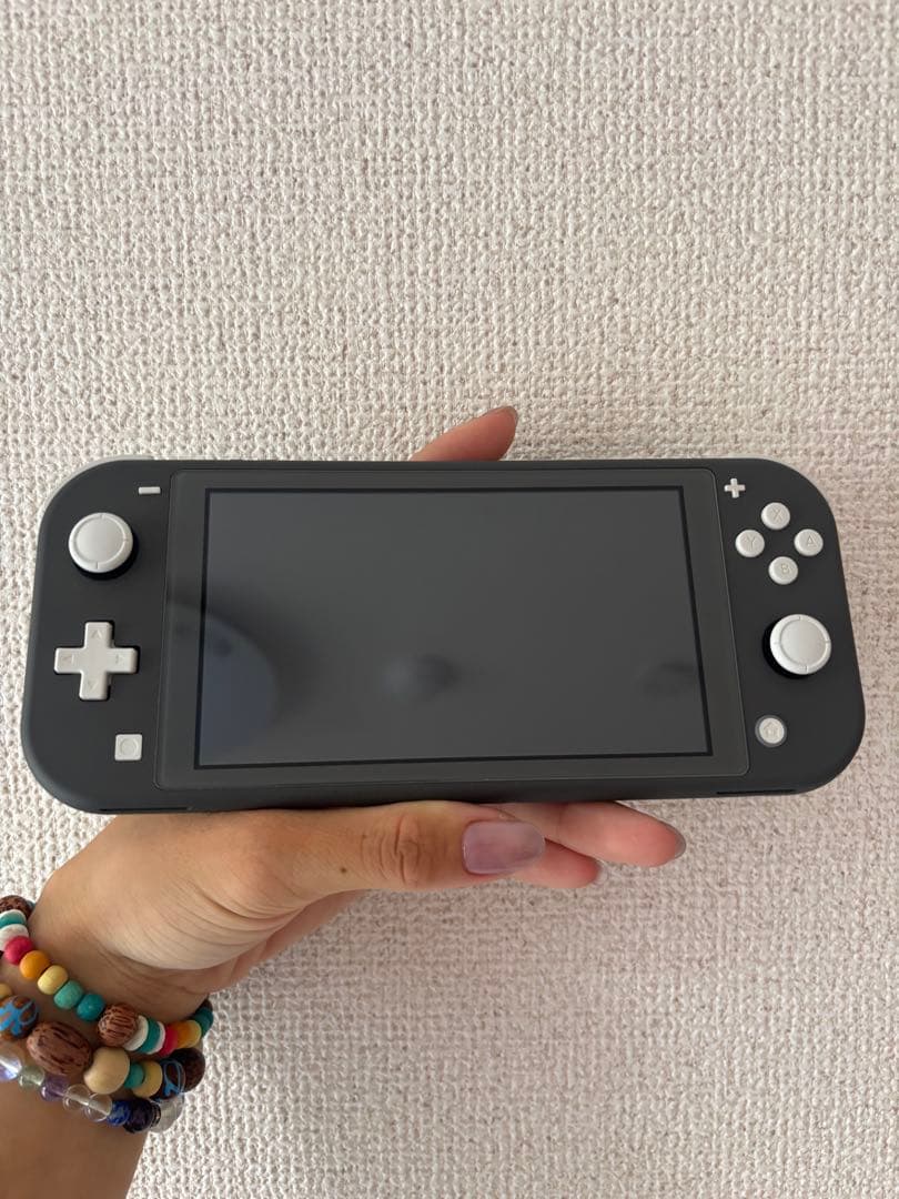 Nintendo Switch Lite グレー 本体　充電器SDカード付き箱有