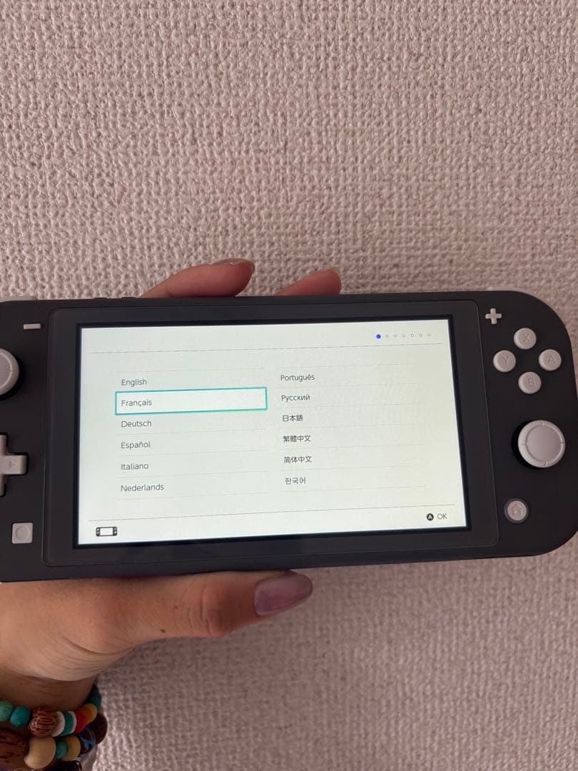 Nintendo Switch Lite グレー 本体　充電器SDカード付き箱有