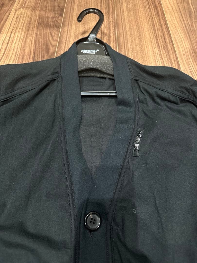 undercoverアンダーカバーのセットアップ黒　カーディガン&パンツ