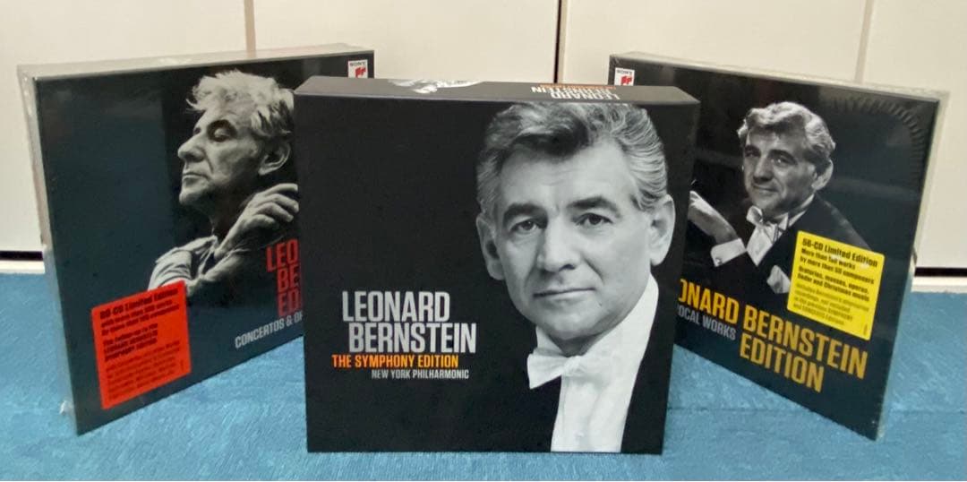 未開封有・廃盤有　レナード・バーンスタイン・エディション　SONY輸入盤3BOX