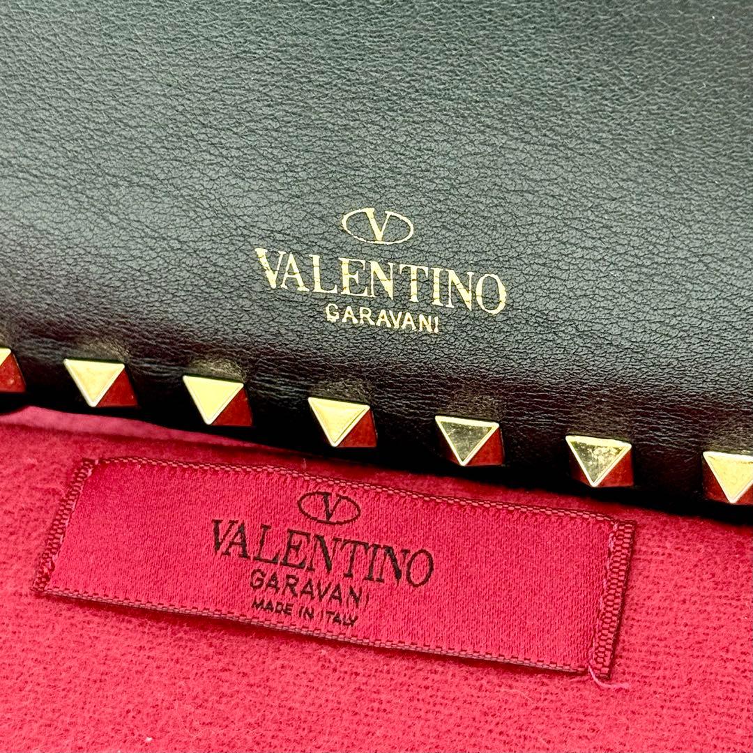 ヴァレンティノ ショルダーバッグ2way ロックスタッズ ブラック ハンドバッグ