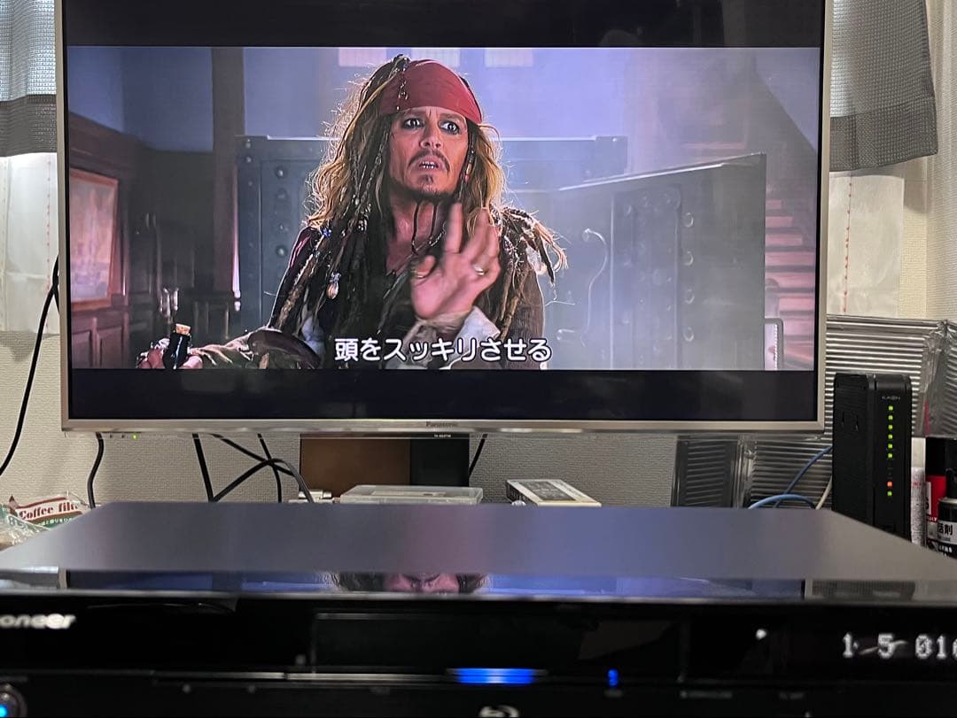 リモコン付　上級モデル　パイオニア　ブルーレイプレイヤー　BDP-LX53