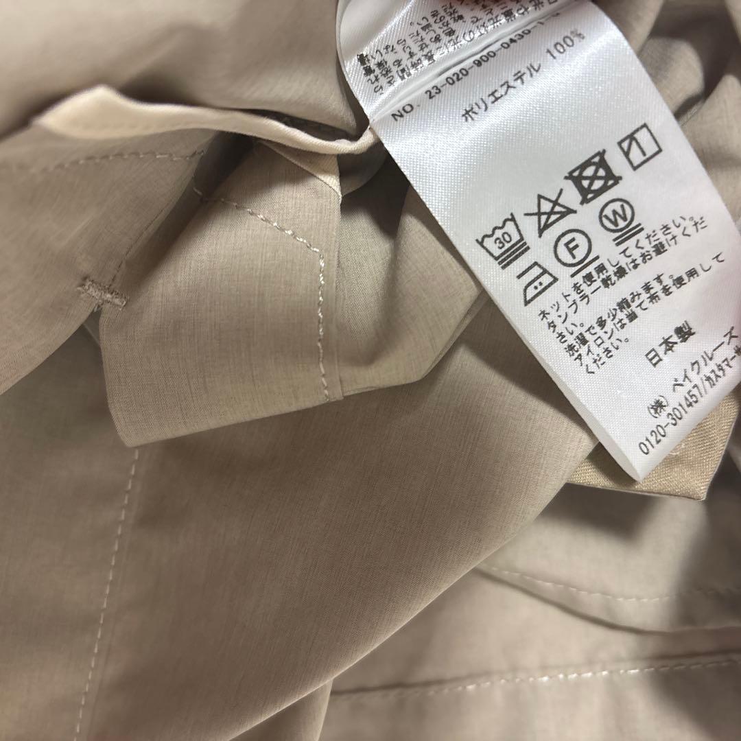 美品 23SS Peポプリンオーバーショートコート　イエナ IENA トレンチ