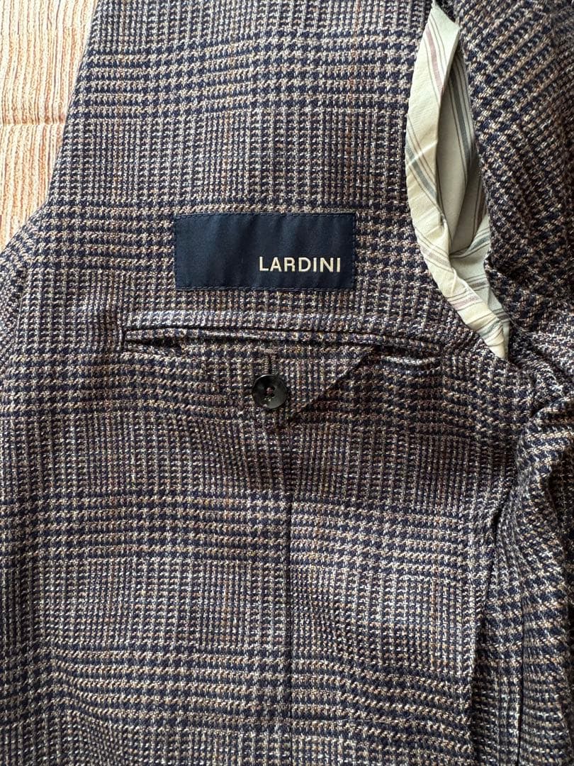 LARDINI ラルディーニ　ジャケット ブラウン ネイビー 44